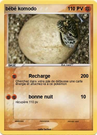 Pokemon bébé komodo