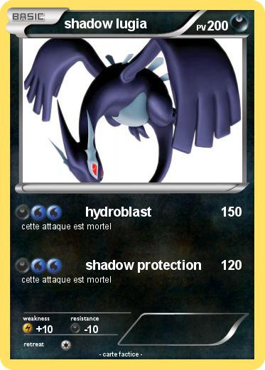 Pokemon shadow lugia