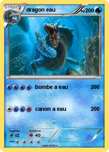 Pokemon dragon eau