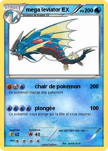 Pokemon mega leviator EX