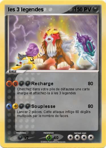 Pokemon les 3 legendes