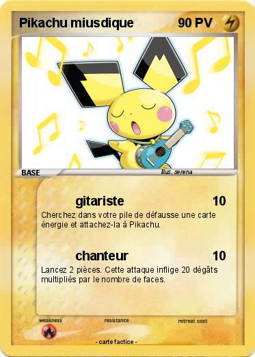 Pokemon Pikachu miusdique