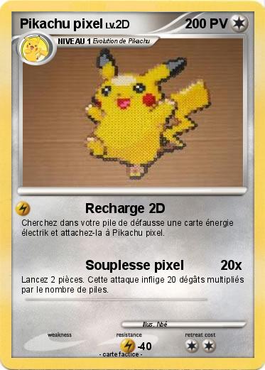 Pokemon Pikachu pixel