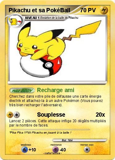 Pokemon Pikachu et sa PokéBall