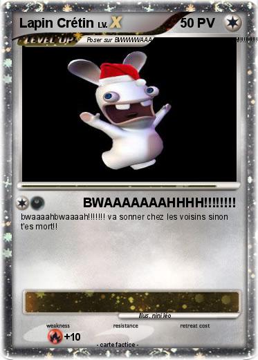 Pokemon Lapin Crétin