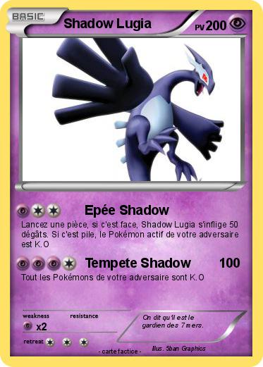 Pokemon Shadow Lugia