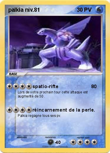 Pokemon palkia niv.81
