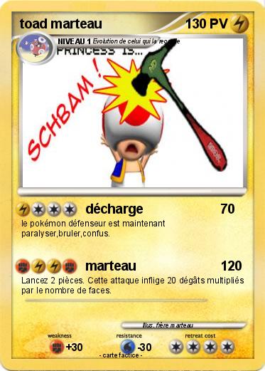 Pokemon toad marteau