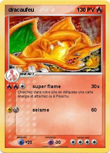 Pokemon dracaufeu