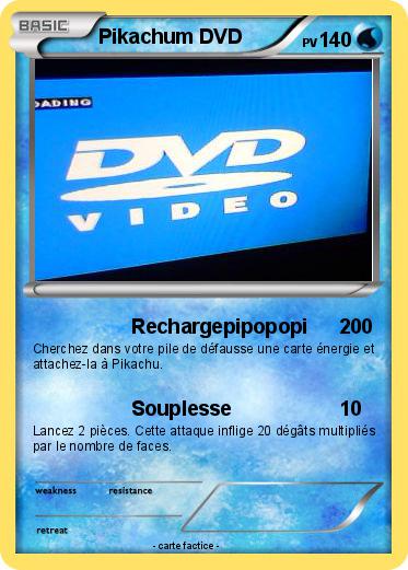Pokemon Pikachum DVD