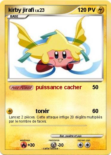 Pokemon kirby jirafi
