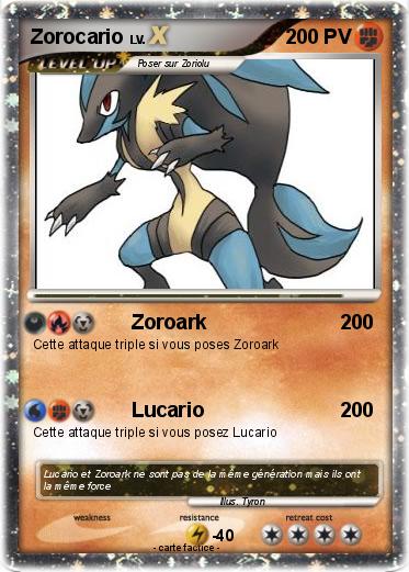 Pokemon Zorocario