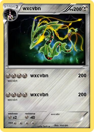 Pokemon wxcvbn