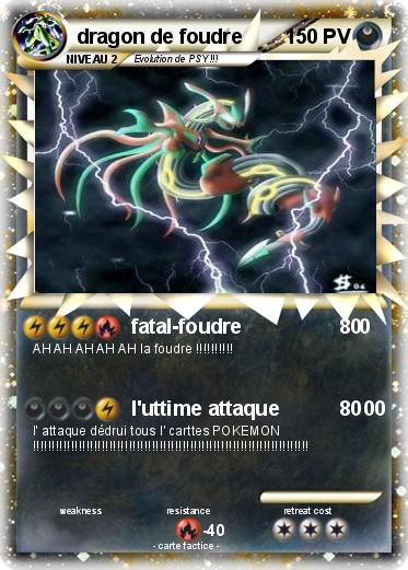 Pokemon dragon de foudre