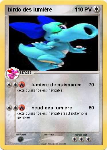 Pokemon birdo des lumière