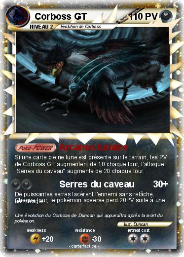 Pokemon Corboss GT