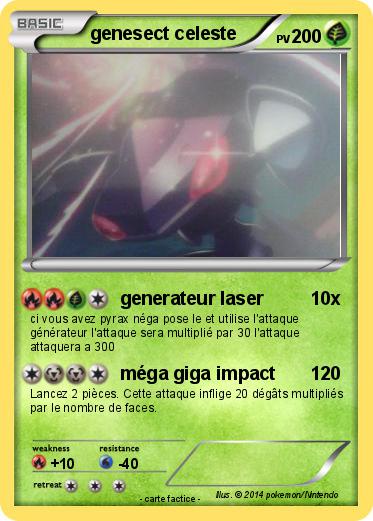 Pokemon genesect celeste