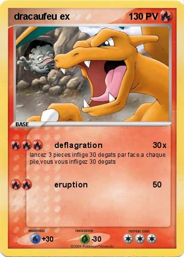 Pokemon dracaufeu ex