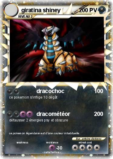 Pokemon giratina shiney