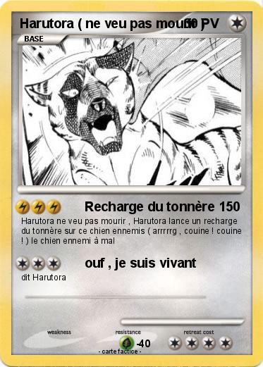 Pokemon Harutora ( ne veu pas mourir )