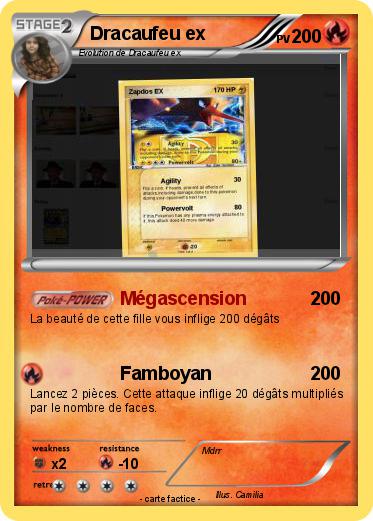 Pokemon Dracaufeu ex