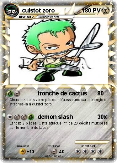Pokemon cuistot zoro