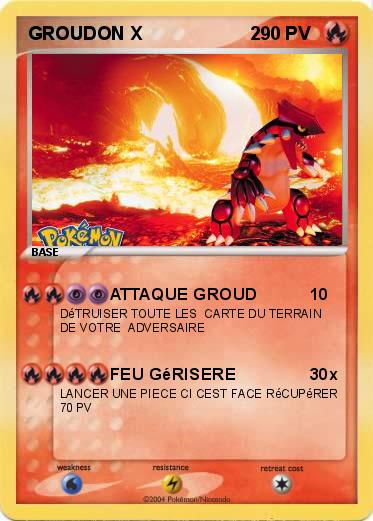 Pokemon GROUDON X                     2