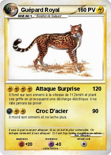 Pokemon Guépard Royal