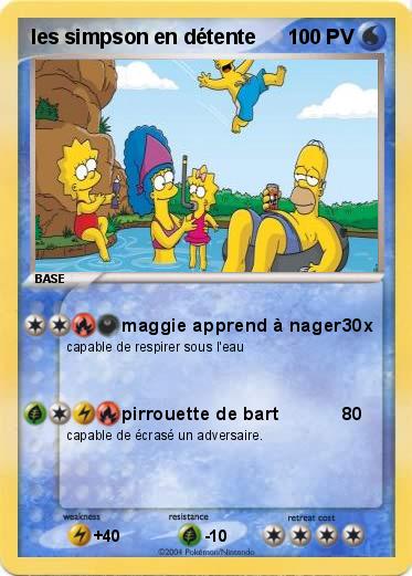 Pokemon les simpson en détente