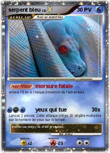 Pokemon serpent bleu