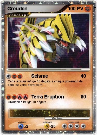 Pokemon Groudon                                                  °