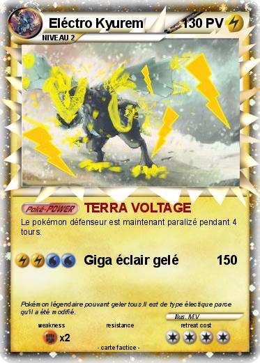 Pokemon Eléctro Kyurem