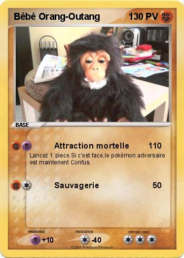 Pokemon Bébé Orang-Outang