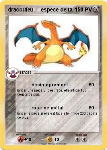 Pokemon dracoufeu     espece delta