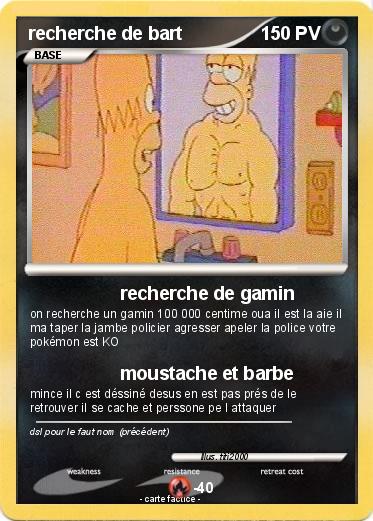 Pokemon recherche de bart