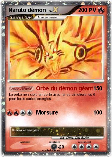 Pokemon Naruto démon