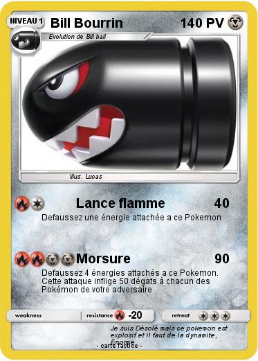Pokemon Bill Bourrin