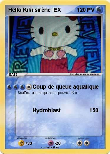 Pokemon Hello Kiki sirène  EX