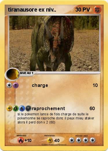 Pokemon tiranausore ex niv..