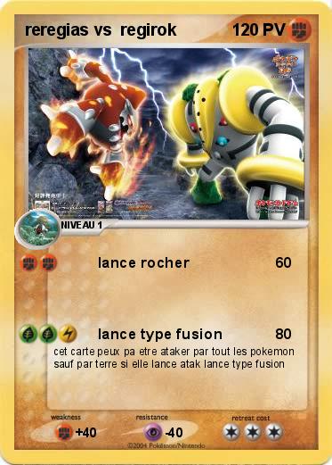 Pokemon reregias vs  regirok