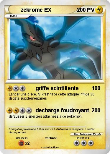 Pokemon zekrome EX