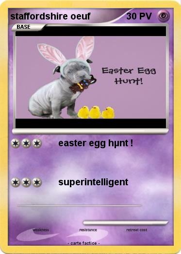 Pokemon staffordshire oeuf