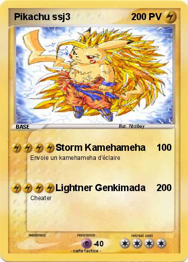Pokemon Pikachu ssj3