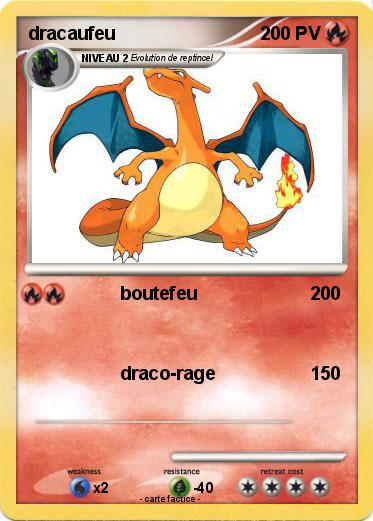 Pokemon dracaufeu