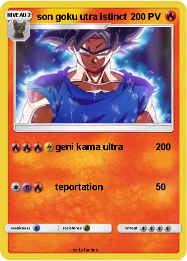 Pokemon son goku utra istinct