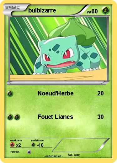 Pokemon bulbizarre