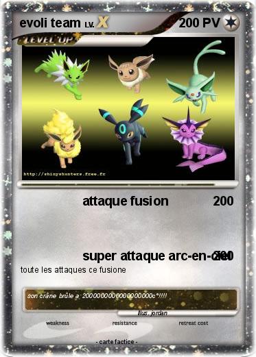 Pokemon evoli team