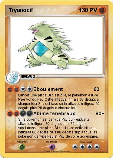 Pokemon Tryanocif