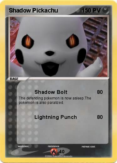 Pokemon Shadow Pickachu