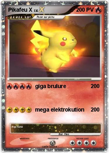 Pokemon Pikafeu X